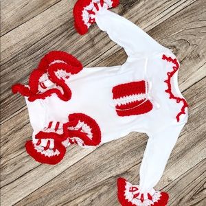 Present Ruffled Onesie